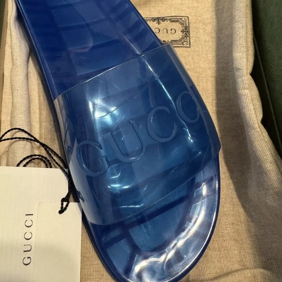 Gucci Transparent Sandals - Picture 3 of 7